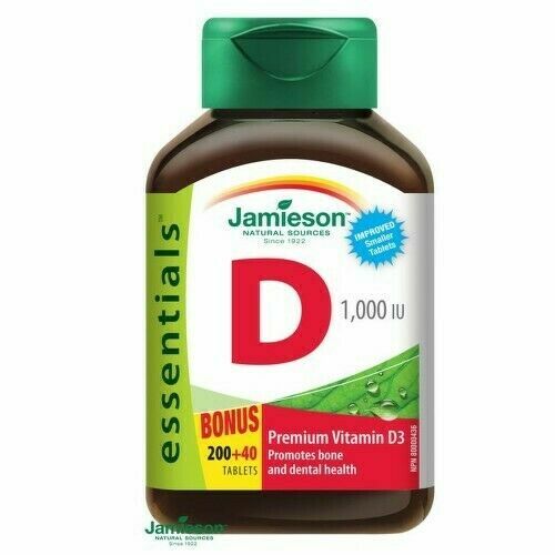 JAMIESON Vitamín D3 1000IU tbl.240 porovnat ceny