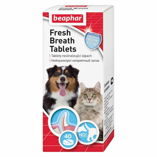 BEAPHAR Fresh Breath Tablety pro svěží dech s chlorofylem 40 tablet porovnat ceny