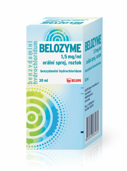 Belozyme 1,5 mg/ml orální sprej 30 ml porovnat ceny