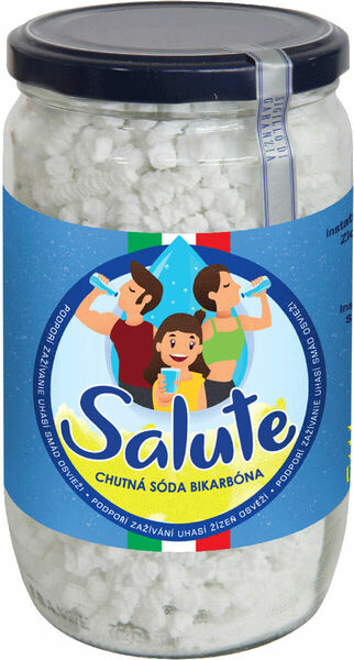 Delta  Salute® - chutná Soda bikarbona, příchuť citron, Šumivé granule 250g porovnat ceny