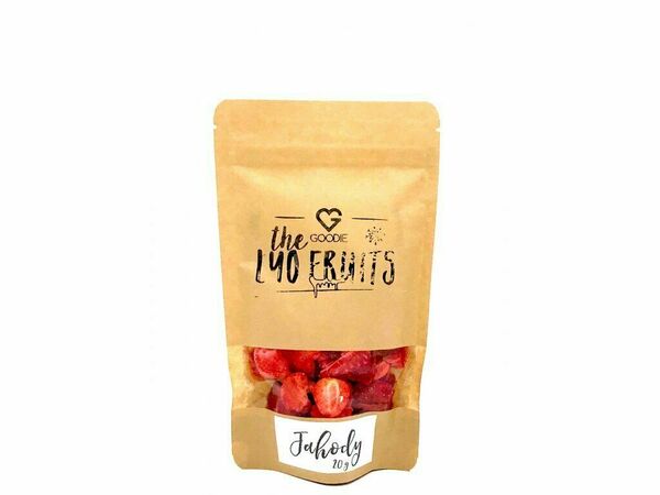 GOODIE Lyofilizované jahody 20g porovnat ceny
