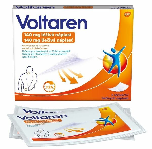 Voltaren 140mg Léčivá náplast 5ks porovnat ceny