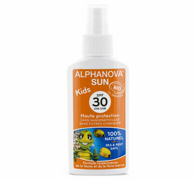 Alphanova  BIO Opalovací krém ve spreji pro děti SPF 30, 125 g porovnat ceny
