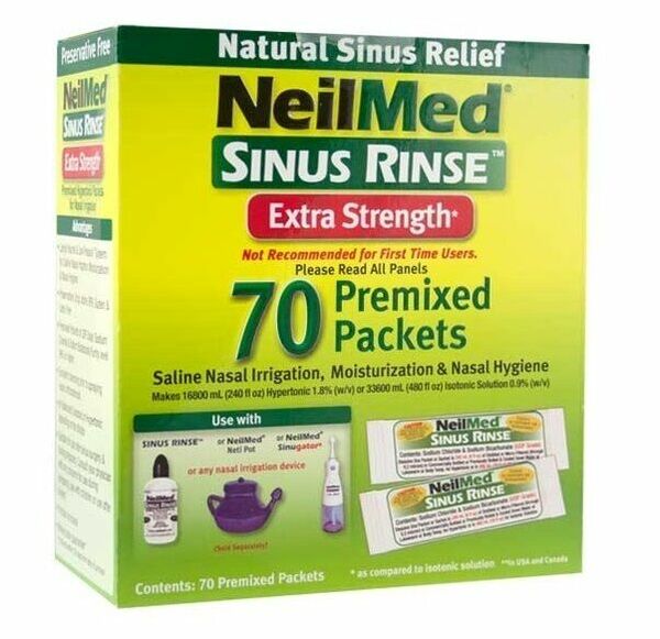 NeilMed Sinus Rinse Hypertonic 70 sáčků porovnat ceny