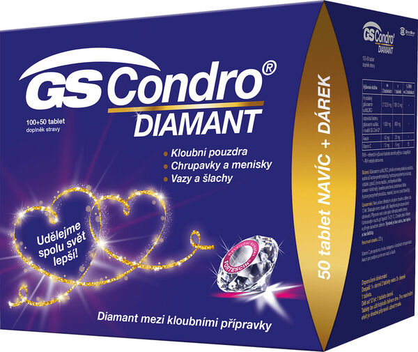 GS Condro DIAMANT tbl. 120 + 30 tablet, edice 2020 porovnat ceny