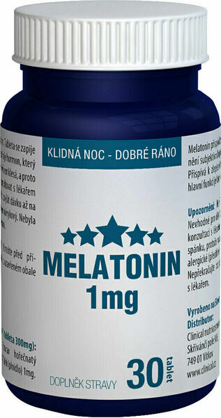 Clinical Melatonin 1mg 30 tablet porovnat ceny