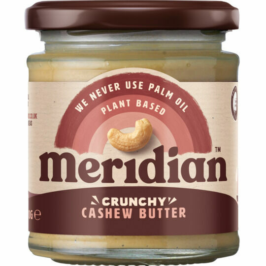 Meridian Kešu máslo křupavé 170g porovnat ceny