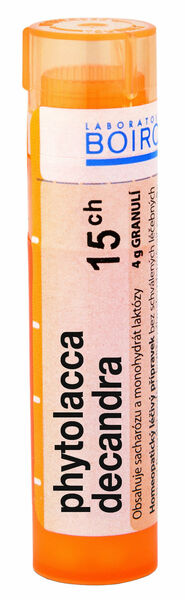 Boiron  Phytolacca Decandra CH15 granule 4g porovnat ceny