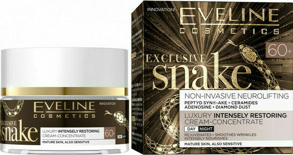 Eveline Cosmetics  Eveline EXCLUSIVE SNAKE luxusní denní a noční krém 60+ 50ml porovnat ceny