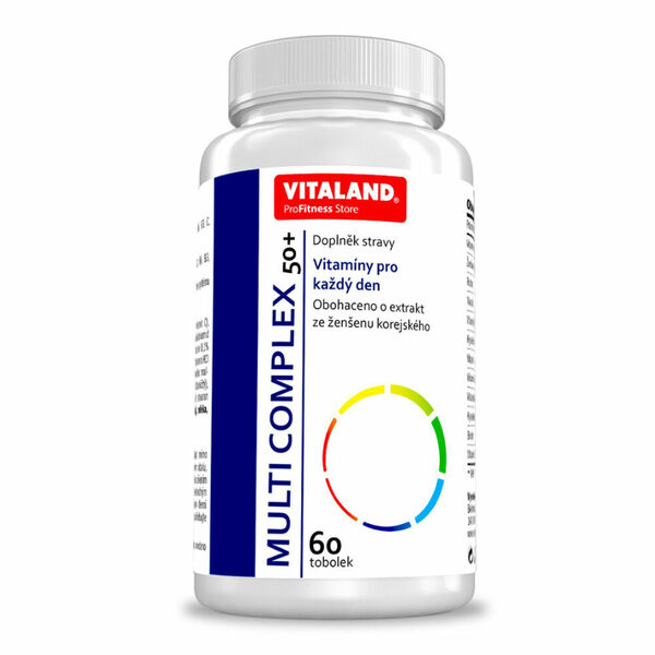 VITALAND Multi complex 50+  60 tobolek porovnat ceny