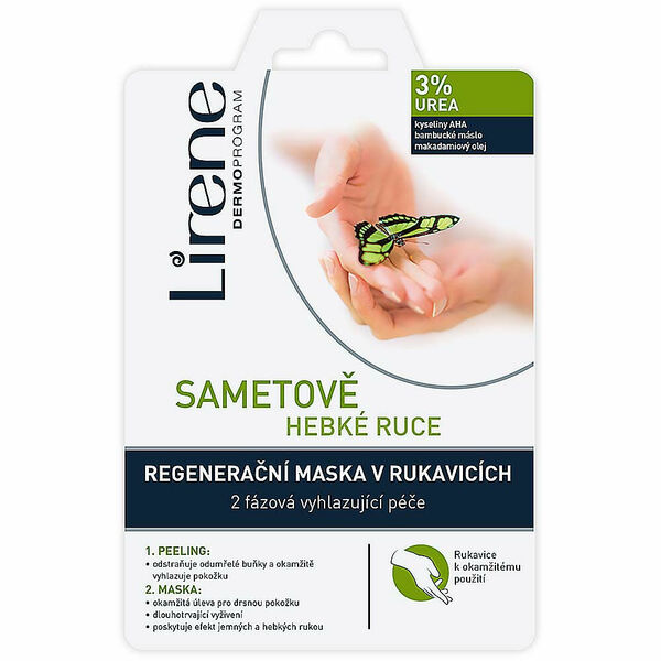 LIRENE Péče o ruce 2 fázová (peeling a maska) porovnat ceny
