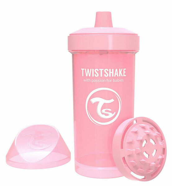 Twistshake  Láhev pro děti 360ml 12+m Pastelově růžová porovnat ceny