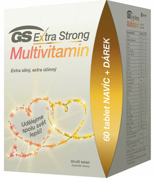 GS Extra Strong Multivitamin 120 tablet, edice 2020 porovnat ceny