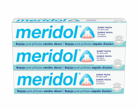Meridol Zubní pasta 3x 75ml porovnat ceny