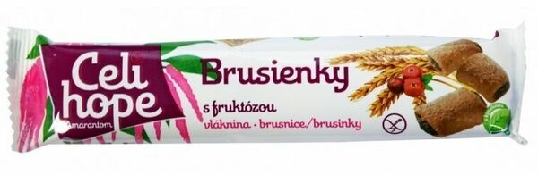 Celi Hope sušenky s brusin. náplní a amarantem 65g porovnat ceny
