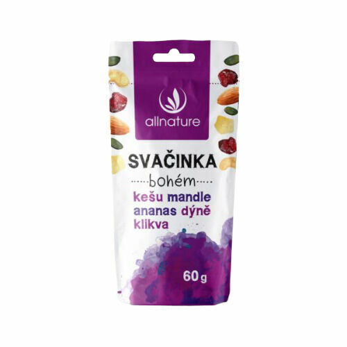 Allnature směs svačinka Bohém 60g porovnat ceny