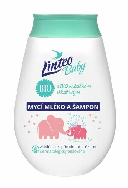 Dětské mycí mléko a šampon LINTEO BABY s Bio měsíčkem lékařským 250ml porovnat ceny
