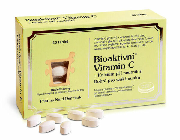 Bioaktivní Vitamin C+Kalcium pH neutrální 30 tablet porovnat ceny