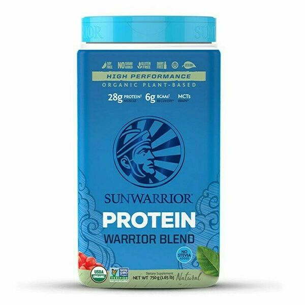 Sunwarrior Protein Blend BIO natural (Hrachový, konopný protein a goji) 750g porovnat ceny
