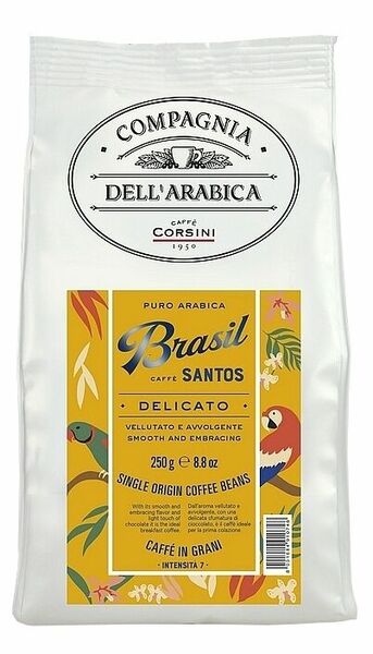 Caffé Corsini  Corsini Brasil Santos Zrno 250g porovnat ceny