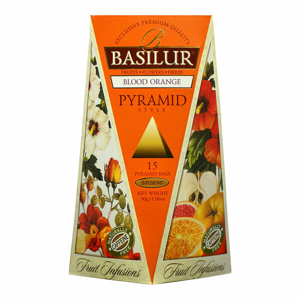 BASILUR Fruit Infusions Blood Orange pyramid ovocný čaj 15 sáčků porovnat ceny