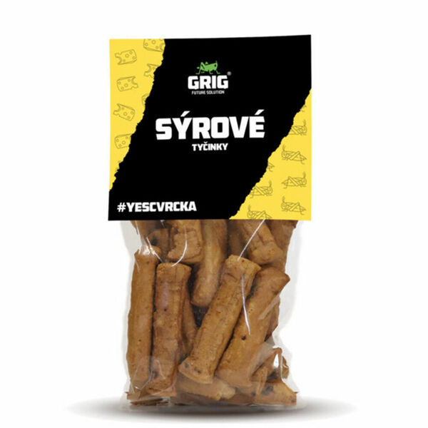 GRIG Cvrččí tyčinky sýrové 100 g porovnat ceny