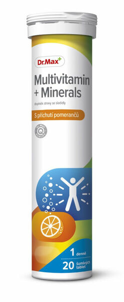 Dr.Max Multivitamin s minerály pomeranč 20 šumivých tablet porovnat ceny