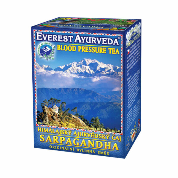 EVEREST AYURVEDA Sarpagandha zvýšený krevní tlak sypaný čaj 100 g porovnat ceny