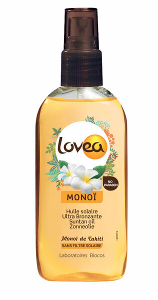 Lovea Monoi olej urychlující opálení bez SPF sprej 125 ml porovnat ceny