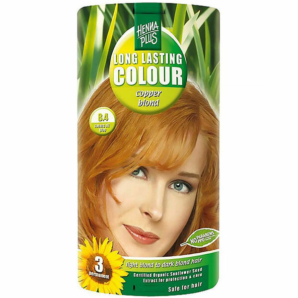 HENNA PLUS Přírodní barva na vlasy MĚDĚNÁ BLOND 8.4 100 ml porovnat ceny