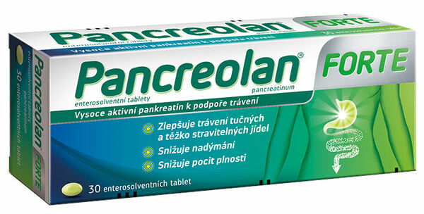 Pancreolan® Forte 6000U enterosolventní tablety 30ks porovnat ceny