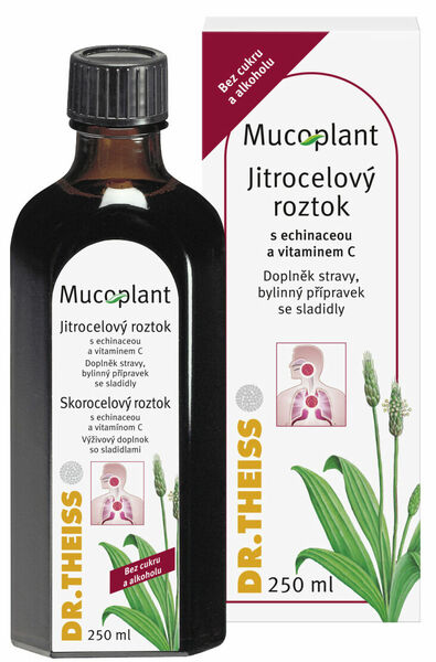 Mucoplant jitrocelový sirup s Echinaceou a vitamínem C 250ml porovnat ceny