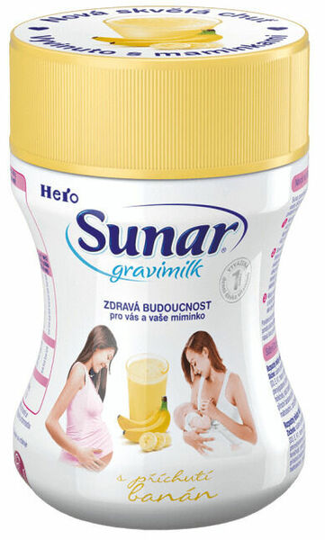 Sunar gravimilk s přichutí banán 300g porovnání ceny