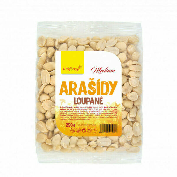 Wolfberry Arašídy loupané Medium 250g porovnat ceny