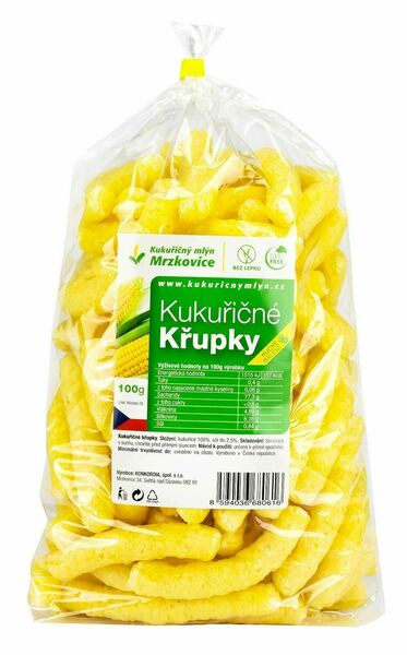 Kukuřičný mlýn Mrzkovice Kukuřičné křupky slané - ručně balené 100g porovnat ceny