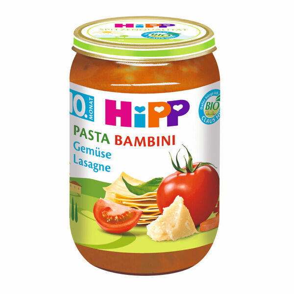 HiPP Junior BIO Pasta Bambini Zeleninové lasagne 220 g porovnat ceny