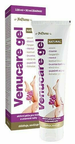 MedPharma Venucare gel NATURAL 120ml+30ml ZDARMA porovnat ceny
