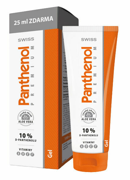 Panthenol 10% Swiss PREMIUM gel 100+25ml Zdarma porovnat ceny