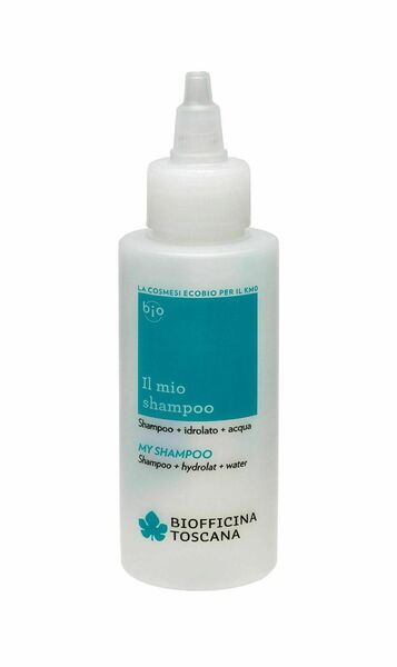 Biofficina Toscana My shampoo Tyrkysová lahvička pro přípravu vlastního šampónu 100 ml porovnat ceny