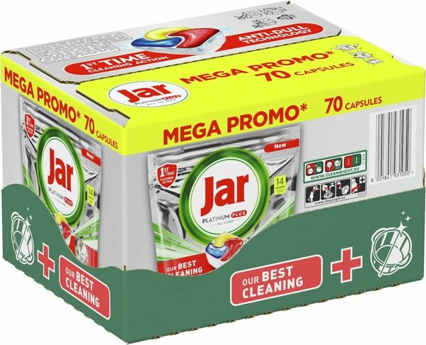 Jar kapsle na nádobí Platinum Plus Yellow 5x14ks porovnat ceny