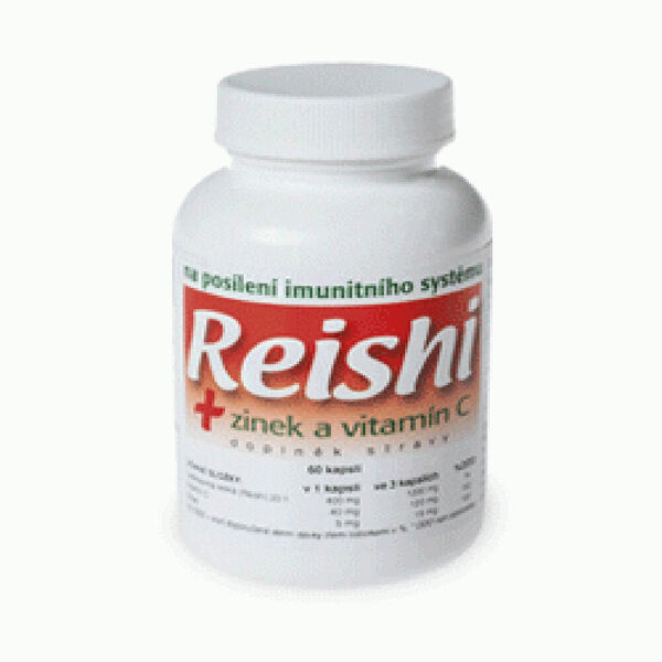 REISHI + Zinek a vitamín C 60 kapslí porovnat ceny