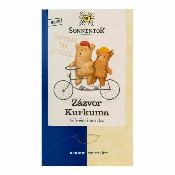 Sonnentor  Bio Zázvor kurkuma 32,4g porcovaný porovnat ceny