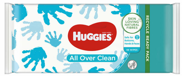 HUGGIES® Vlhčené ubrousky Single All Over Clean 56ks porovnat ceny