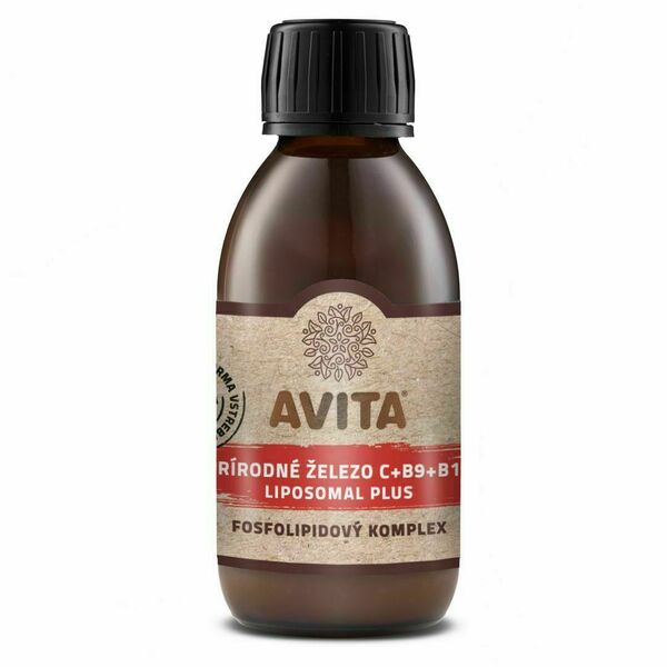 AVITA Přírodní železo C+B9+B12 liposomal plus 200 ml porovnat ceny