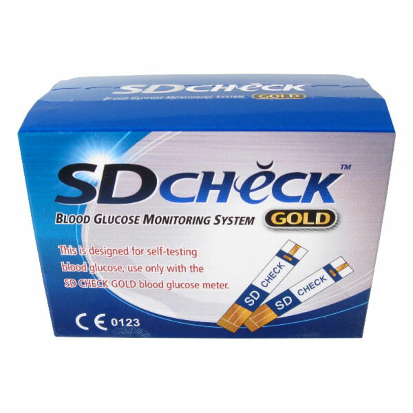 TESTOVACÍ proužky pro glukometr SD-CHECK GOLD 50ks porovnat ceny