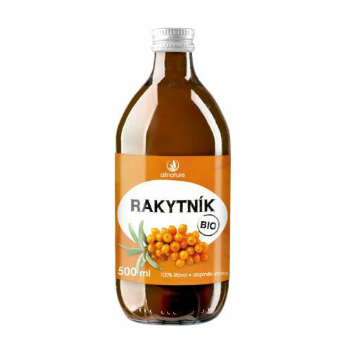 Allnature Rakytníková šťáva 100% BIO 500ml porovnat ceny