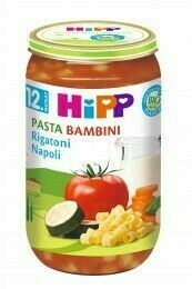 HiPP MENU BIO PASTA BAMBINI Rigatoni NEAPOL 250g porovnat ceny