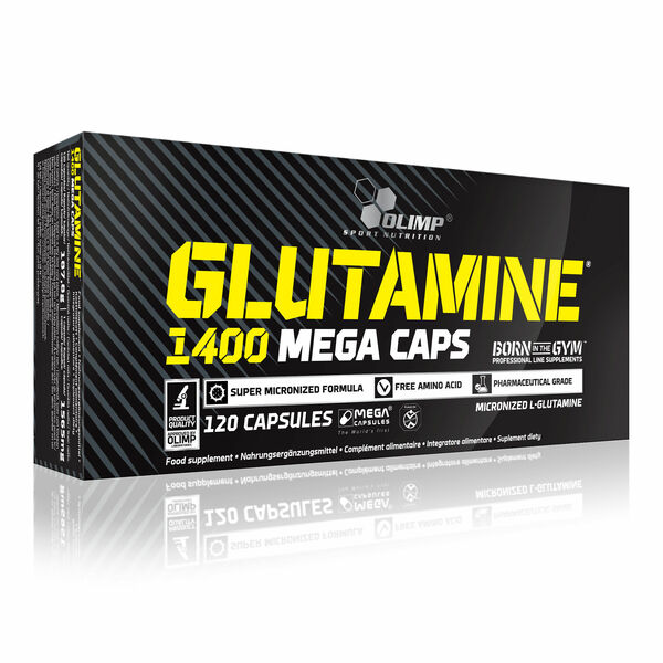 Glutamine Mega Caps, Olimp, 120 kapslí porovnat ceny