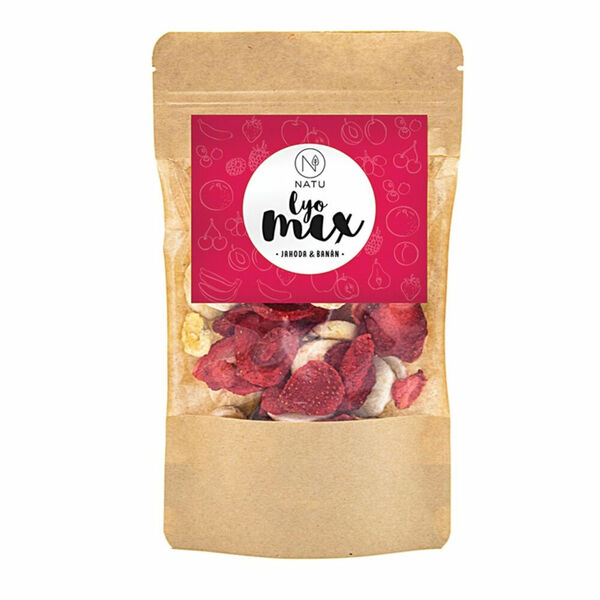 NATU Lyo mix jahoda & banán 45 g porovnat ceny