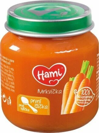 Hami příkrm Mrkvička první lžička 125g porovnat ceny